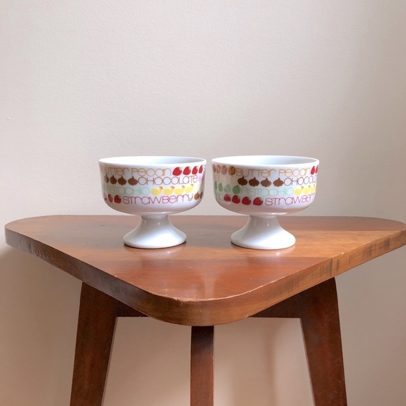 Set of MCM Sealtest Japan ice cream bowls - Picture 8 of 10